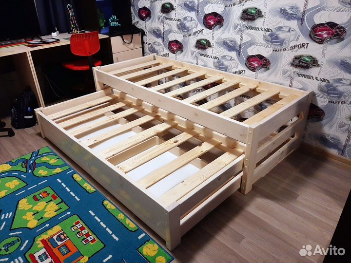 Выдвижная двухместная кровать Ария