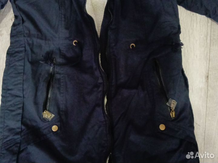 Парка женская с натуральным мехом