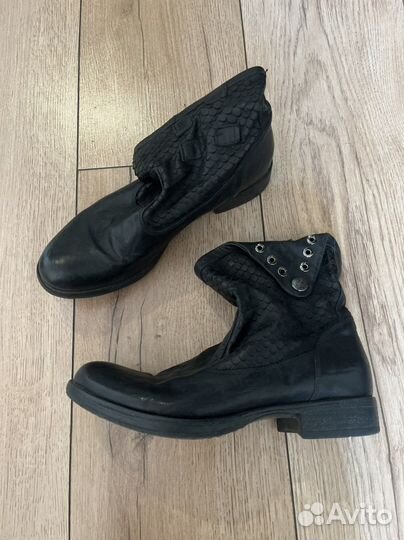Полусапожки натуральная кожа