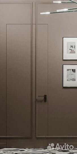 Скрытые межкомнатные двери под отделку