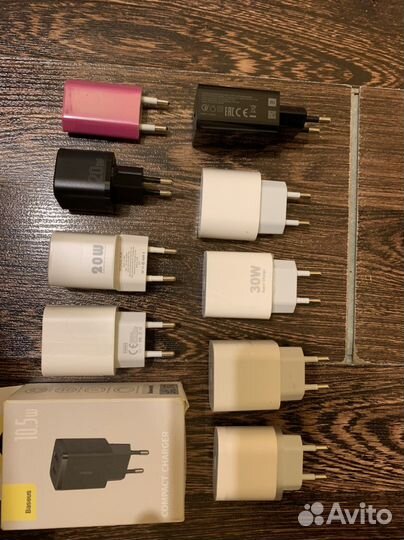 Блоки зарядок type c, usb, Lightning