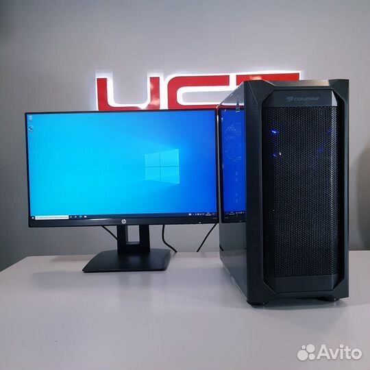 Игровой пк с монитором 144Гц 1245R i5 10400F