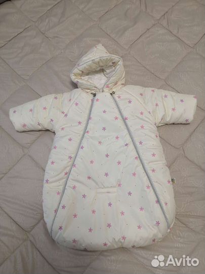 Зимний конверт для девочки