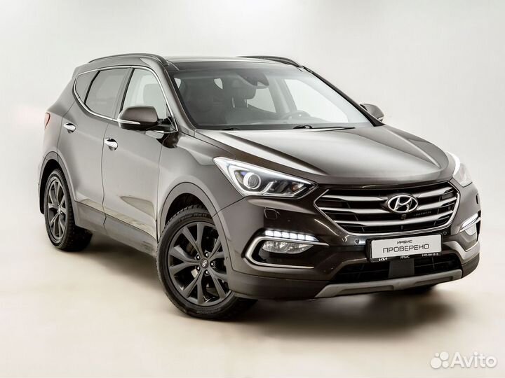 Hyundai Santa Fe 2.2 AT, 2017, 120 488 км