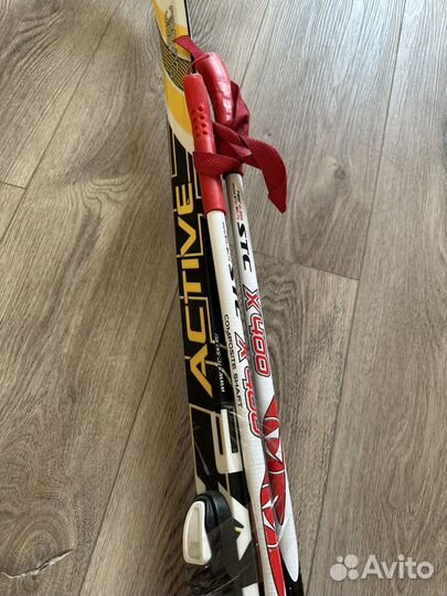 Лыжи беговые детские 140 с ботинками