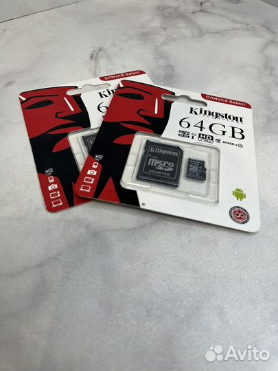 Карта памяти MicroSD 64gb