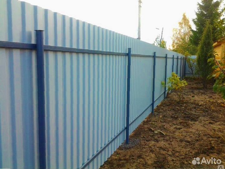 Забор из профнастила