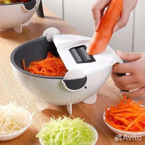 Вращающаяся овощерезка дуршлаг терка