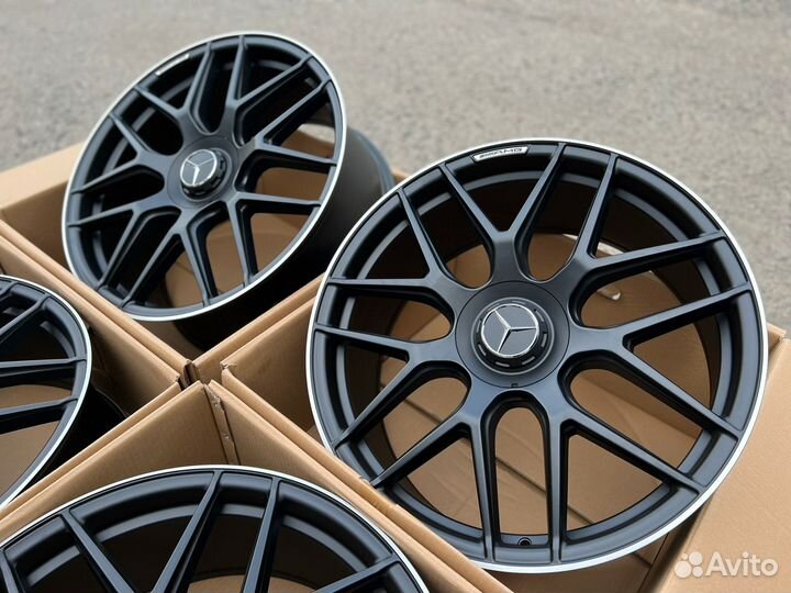 Разноширокие диски sbml036 R19 5*112 на Mercedes S