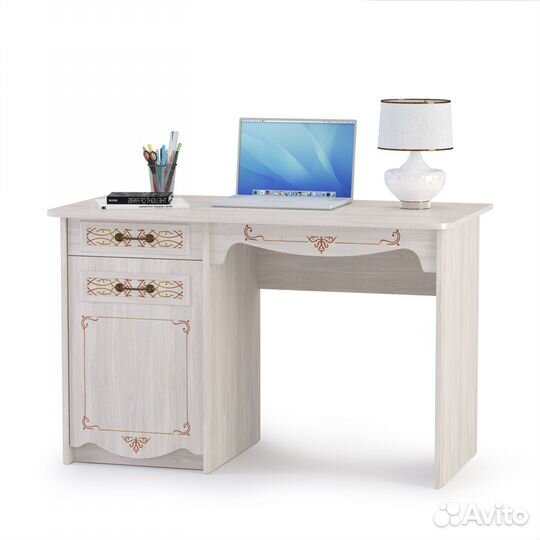 Стол письменный Флоренция 12.24, цвет ясень анкор