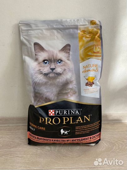 Pro Plan Nature Elements для кошек 7кг, Лосось