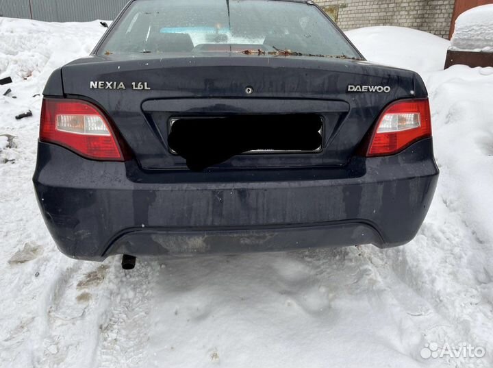 Задний бампер на daewoo nexia 2