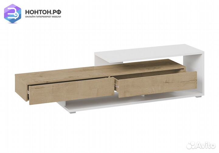 Тв-тумба Монтана TV-4 белый / бунратти глянец