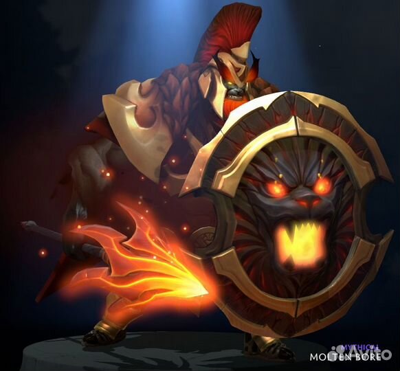 Скин Molten Bore на Mars BattlePass2022 Dota 2