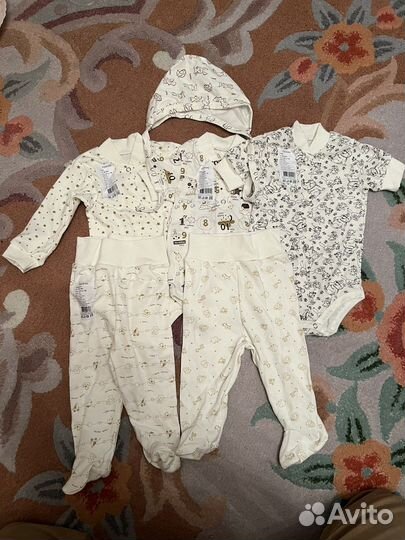 Комплект боди и штанишки размер 50