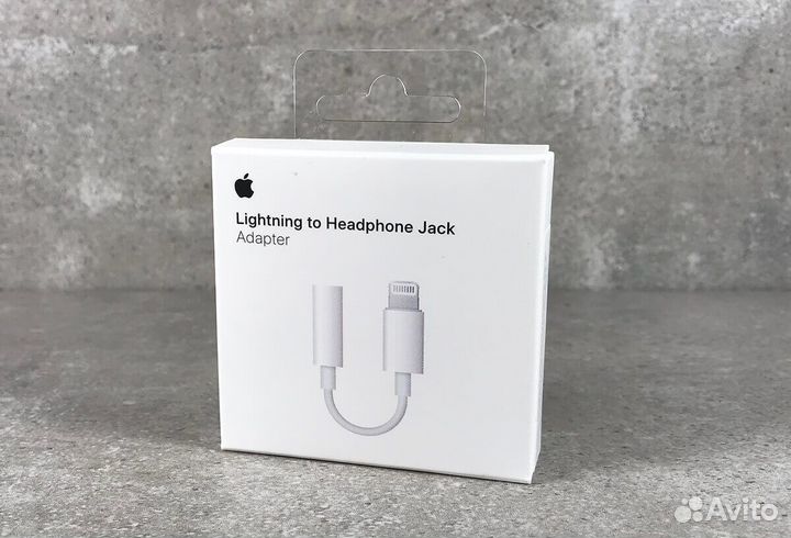 Адаптер apple lightning to 3.5 mm Headphone Jack