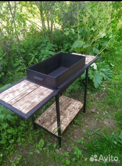 Мангал в стиле лофт