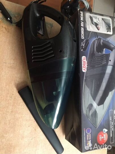 Автомобильный пылесос для сухой и влажной уборки