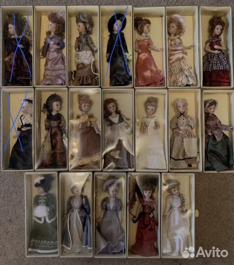Кукла фарфоровая коллекционная Дамы эпохи