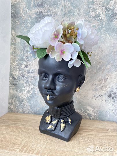 Кашпо из гипса 