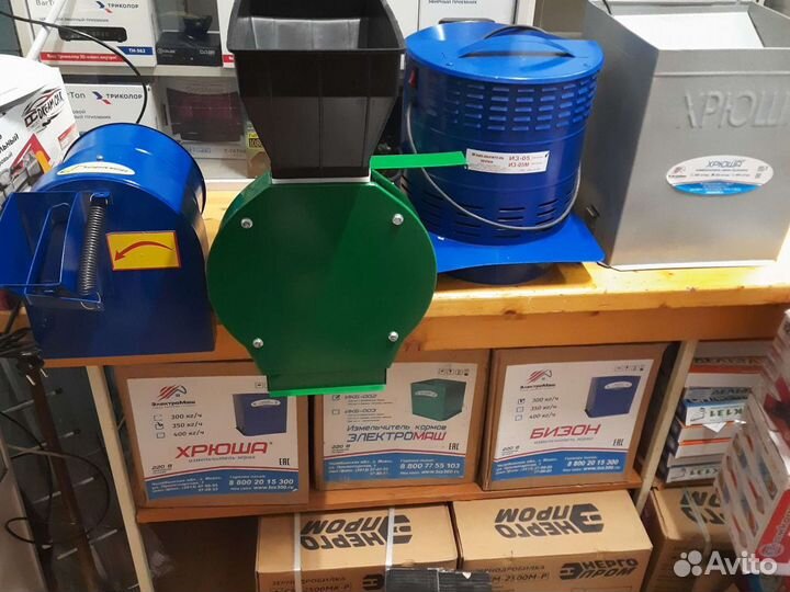 Зернодробилки с насадками для