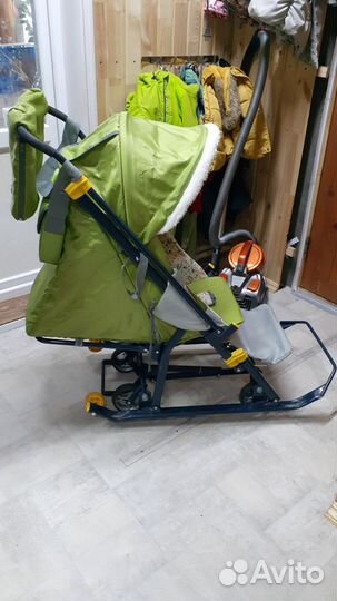 Санки коляска nika kids