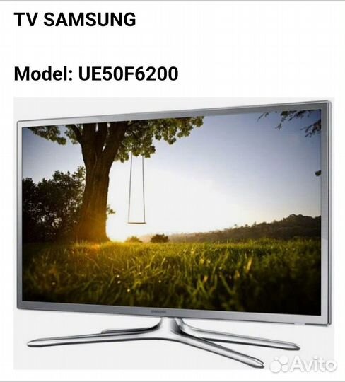 LED-телевизор samsung UE50F6200ак+кронштейн
