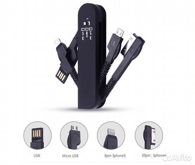 USB кабель раскладной универсальный Apple iPhone 5