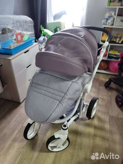 Коляска Bebetto Torino 3 в 1(2в1) Эко кожа