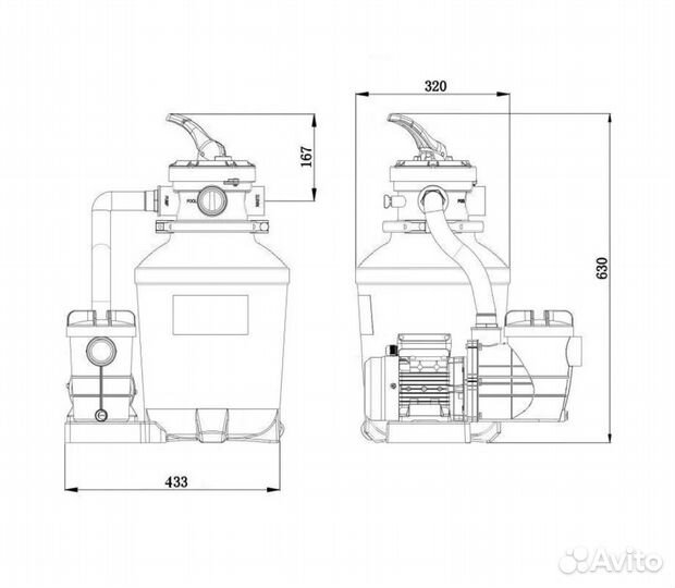 Фильтровальная установка для басссейна