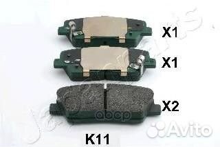 Колодки задн.диск. ppk11af Japanparts