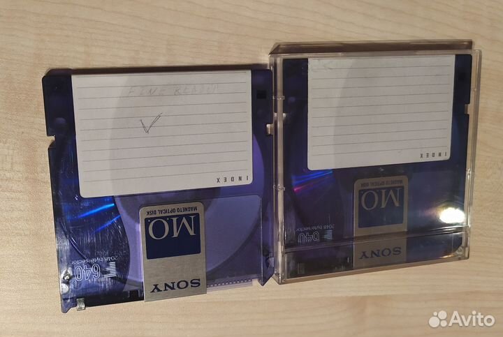 Sony 640 magneto (магнитооптический диск-носитель)