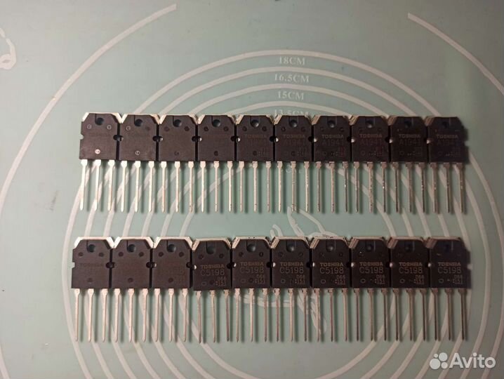 Комплементарные пары A1941, C5198; 2SC5200 2SA1943