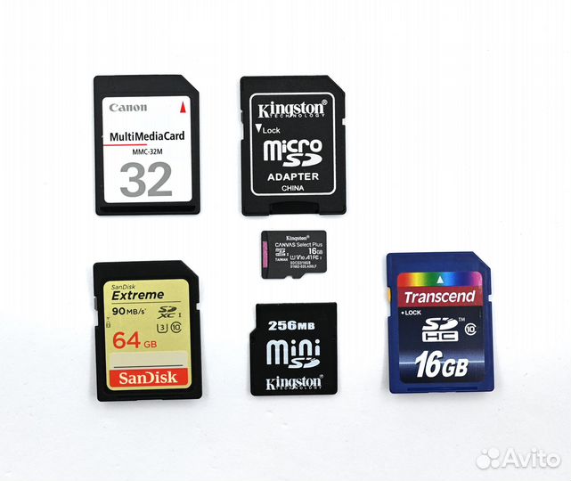 Карты памяти SD / MicroSD / MiniSD/ CF
