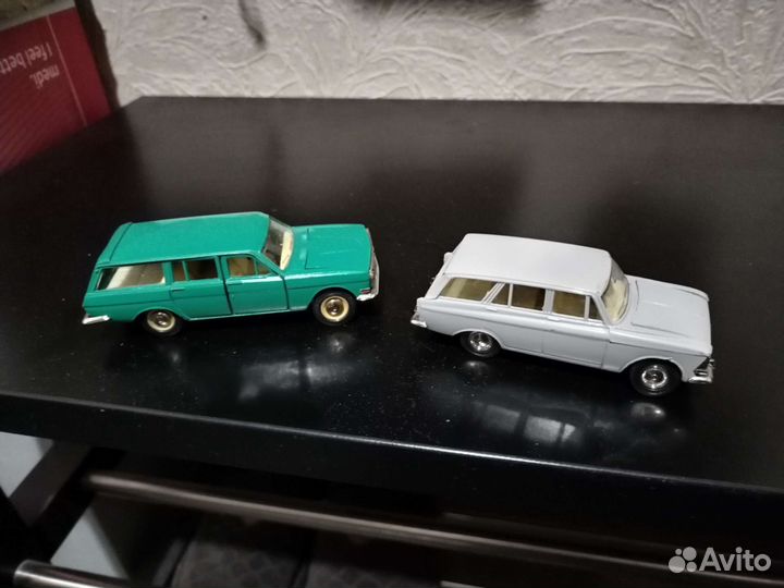 Модели 1/43 СССР москвич 427, газ 24 02