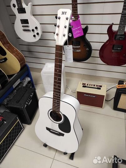 JET JD-257 WHS - акустическая гитара типа дредноут