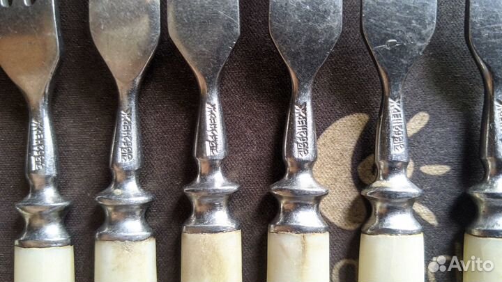 Маленькие десертные вилочки СССР