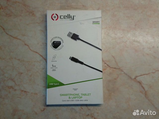 Кабель Celly USB Type C для передачи данных