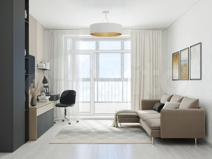 1-к. квартира, 32,2 м², 1/25 эт.