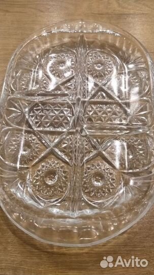 Хрустальная менажница