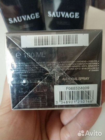 Dior Sauvage мужская туалетная вода
