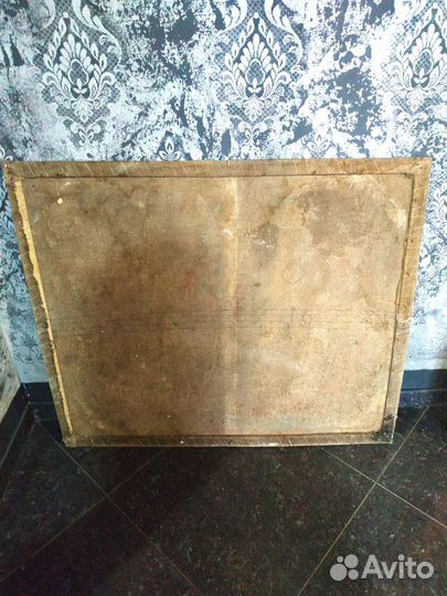 Старинная картина маслом