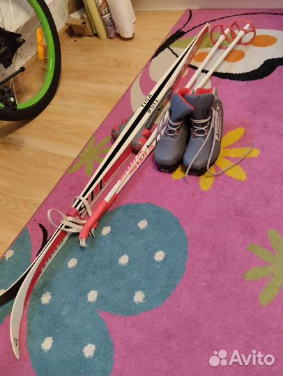Беговые лыжи с ботинками детские