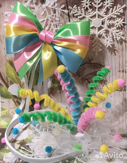 Ободок хлопушка