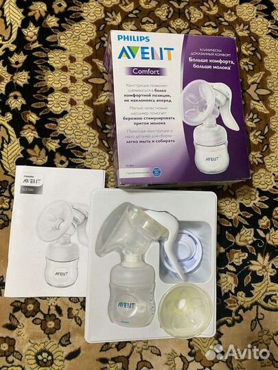 Молокоотсос avent ручной