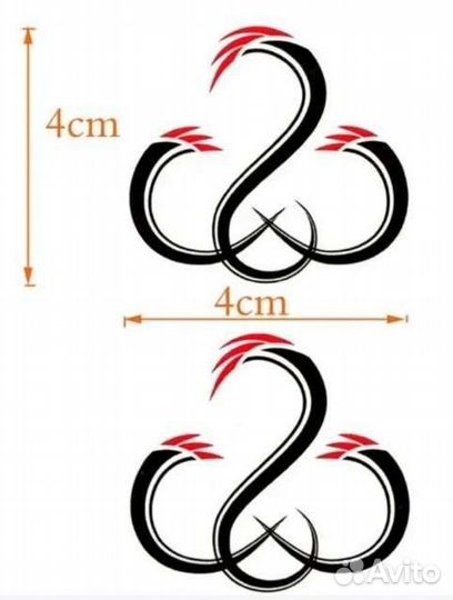 Набор татуировок, переводные