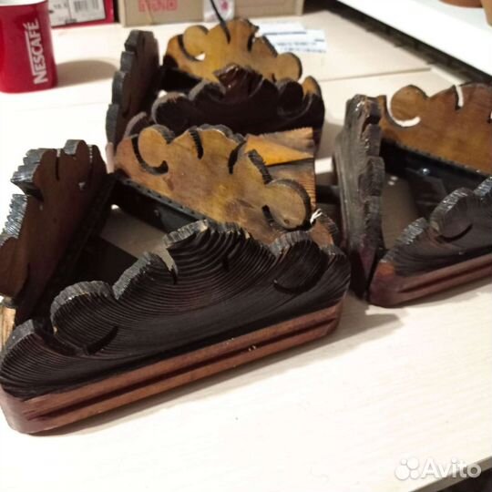 Деревянная люстра СССР ручная работа