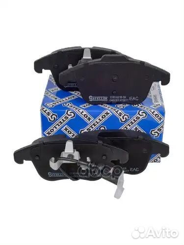 1230 021B-SX колодки дисковые передние с антискр