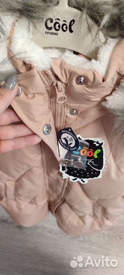Пальто зимнее для девочки 122