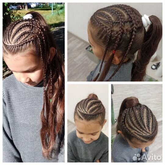 Плетение кос, брейды, хвосты